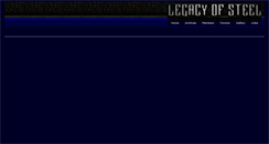Desktop Screenshot of legacyofsteel.net
